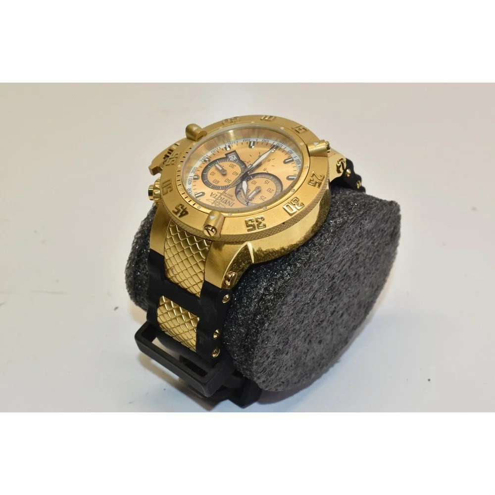 Invicta Subaqua Noma III‎ Chronograph Wrist Watch Mens 50mm Mineral Stainless